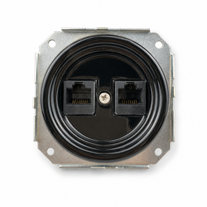Flush-Mounted Ceramic Data & Telephone Module