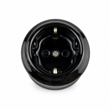 Surface-Mounted Ceramic Schuko Socket Outlet