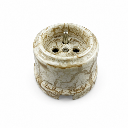Surface-Mounted Ceramic French Socket Outlet