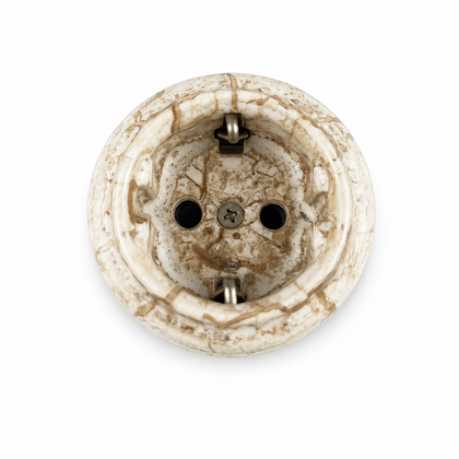Surface-Mounted Ceramic Schuko Socket Outlet