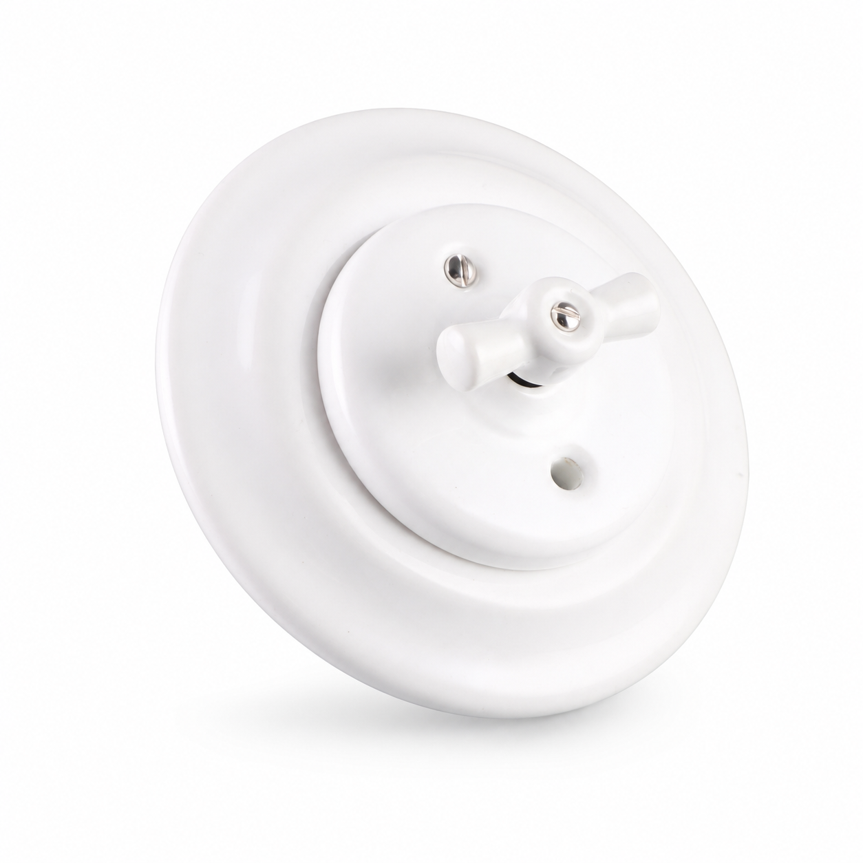 Flush-Mounted Ceramic Rotary Switch — One-Way Control