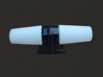 T-Shaped Twin-Lamp E14 Ceramic Sauna Fixture