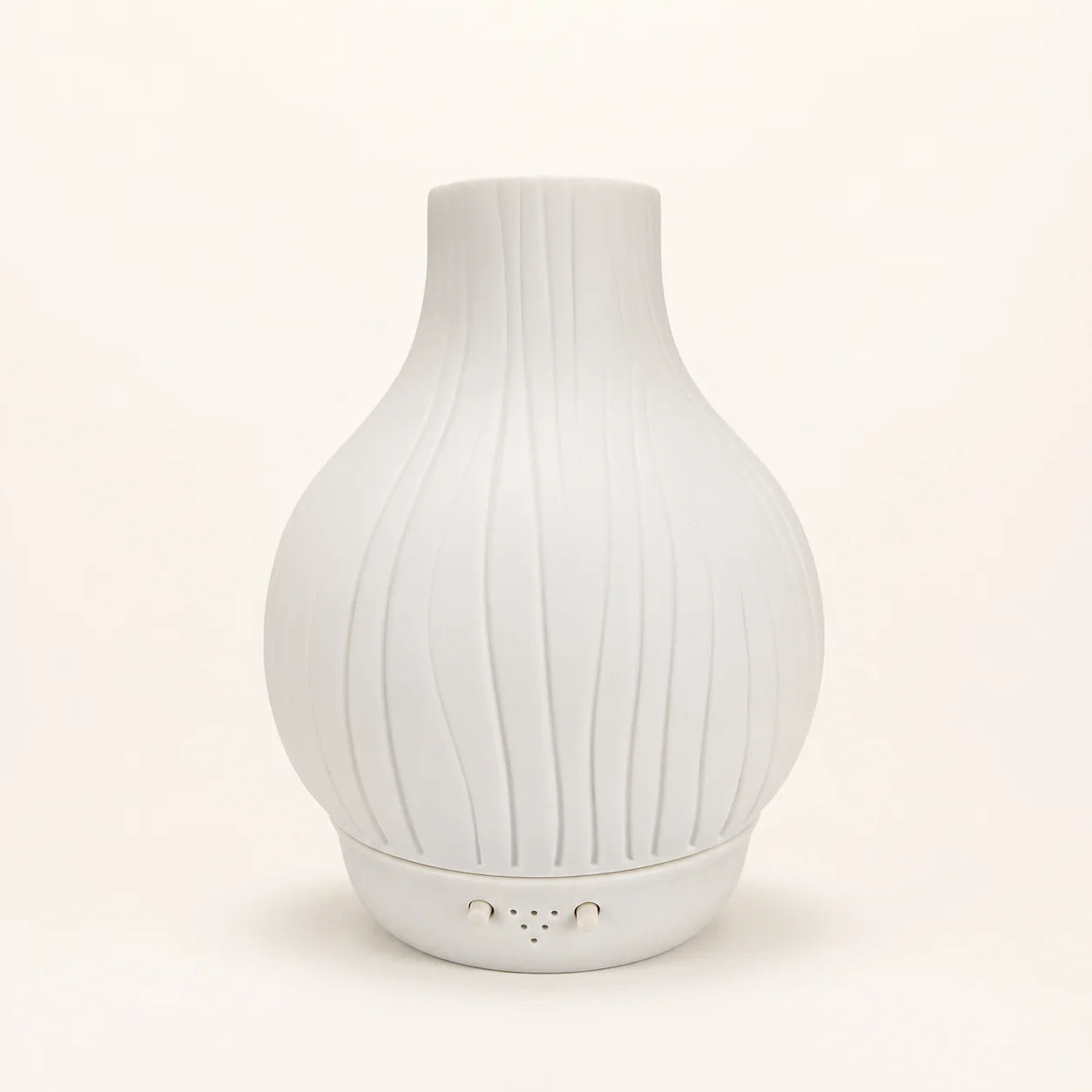 Grooved Vase-Shaped Ceramic Aroma Diffuser