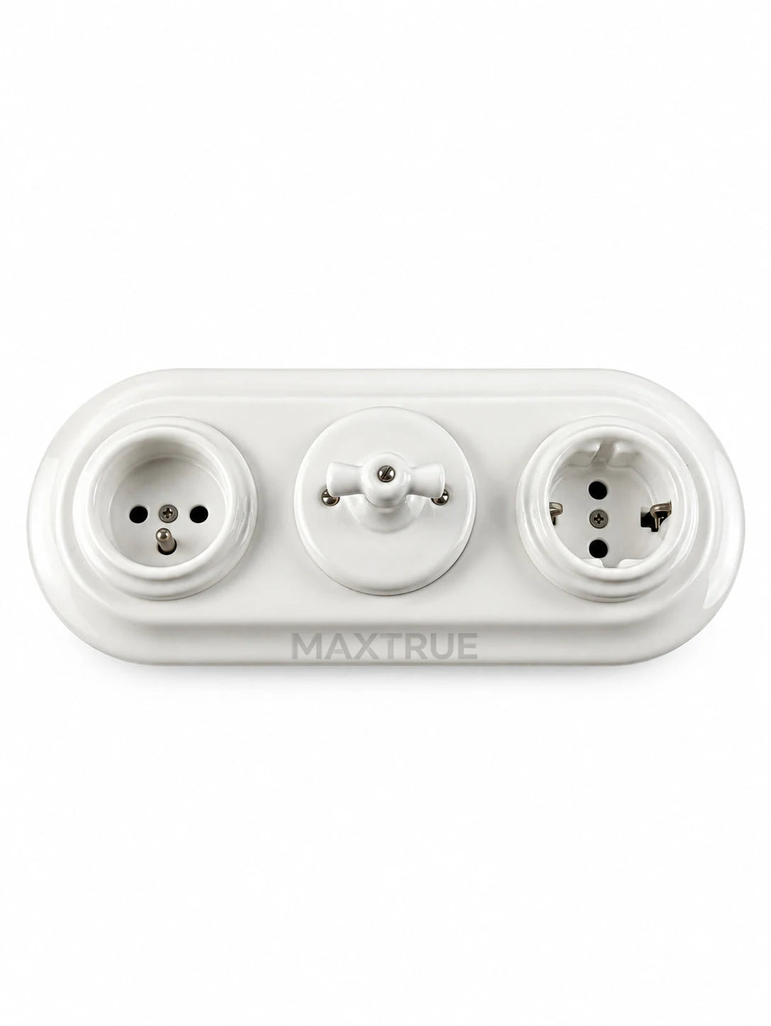 Three-gang flush — Switch & sockets